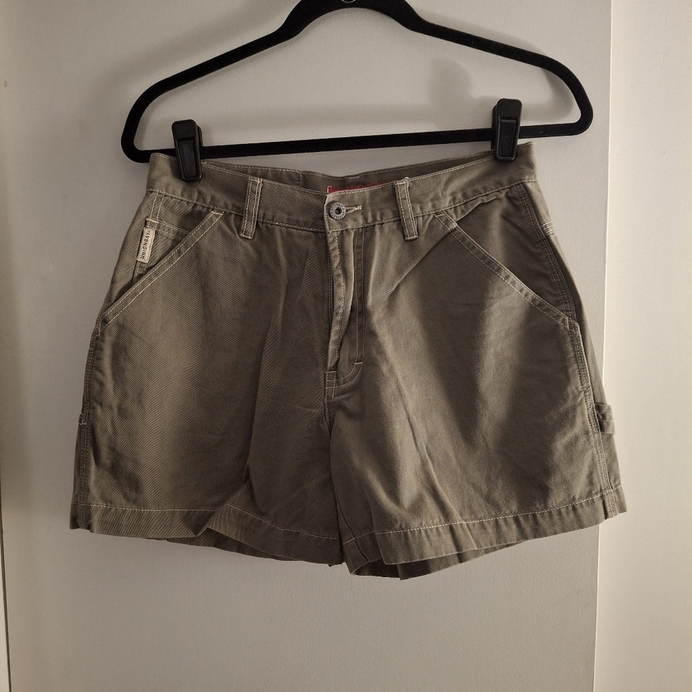 Union Bay Women's Army Green Cargo Shorts
